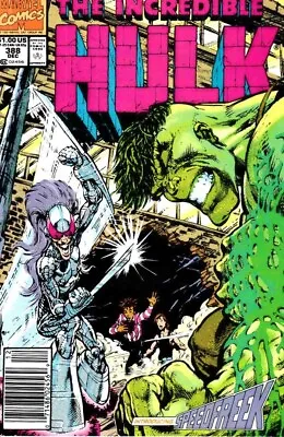Buy Incredible Hulk #388 (1968) 1st App Speedfreak Newsstand Ed Vf/nm Marvel • 6.95£