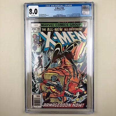 Buy (Uncanny) X-Men #108 (1977) CGC 8.0, John Byrne Begins • 79.06£