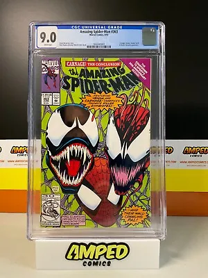 Buy Amazing Spider-Man #363 (1992)  Carnage: The Conclusion  CGC 9.0 White Pages • 55.94£