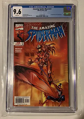 Buy Amazing Spider-man #431 Cgc 9.6 Carnage Cosmic White Pages • 101.99£