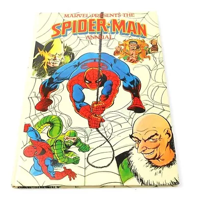 Buy Marvel Presents The Spider-Man Annual Hardcover 1981 Marvel UK Reprints VG+ • 15.76£