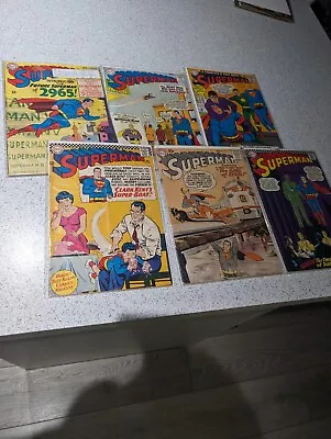 Buy Superman Comics Silver Age Run 123, 163, 186, 181, 192, 200 DC Comics • 42£