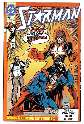 Buy Starman #28 Krisis Of The Krimson Kryptonite FN/VFN (1990) DC Comics • 2.50£