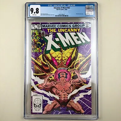 Buy Uncanny X-Men #162 (1982) CGC 9.8, Solo Wolverine, 1st Star Sharks • 100.53£