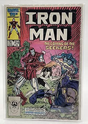 Buy Iron Man #214 Marvel Comics January 1987 • 7.90£