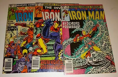 Buy Iron-man #127,129,130  9.0/9.2 White Pages 1979/80 • 26.34£