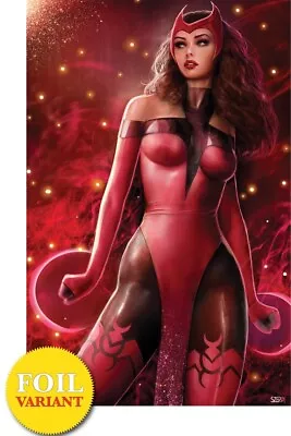 Buy The Avengers #1_unknown Comics Nathan Szerdy Scarlet Witch Virgin Foil Variant! • 2.23£