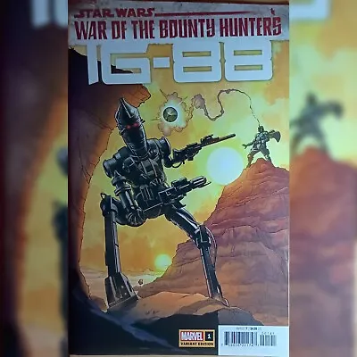 Buy 2021 Star Wars War Bounty Hunters IG-88 1 Retailer 1:25 Incentive Cover Variant  • 10.39£