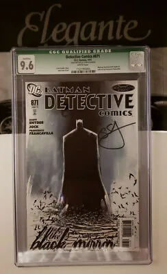 Buy Batman Detective Comic #871 CGC 9.6 SIGNED By SCOTT SNYDER (art By JOCK) • 140.70£
