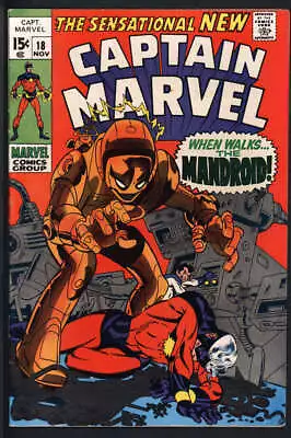 Buy Captain Marvel #18 6.5 // Carvel Danvers Gains Super Powers 1969 • 40.18£