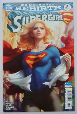 Buy Supergirl #15 - 1st Printing Artgerm Variant DC Comics January 2018 VF+ 8.5 • 9.95£