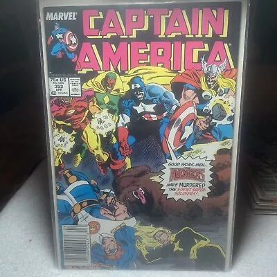 Buy Captain America #352 Newsstand • 1st Supreme Soviets 1989 Marvel 7.5-8.5 • 11.98£
