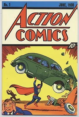 Buy Superman 37 - Flip Cover German Reprint Action Comics #1 - Dino Publisher - Top • 36.19£