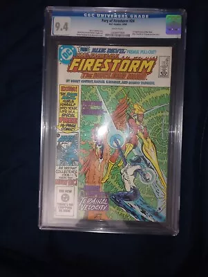 Buy The Fury Of Firestorm The Nuclear Man #24 1984 CGC Graded 9.4, High Grade,... • 91.03£