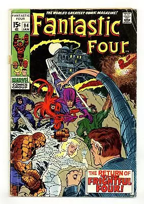 Buy Fantastic Four #94 GD 2.0 1970 • 36.37£