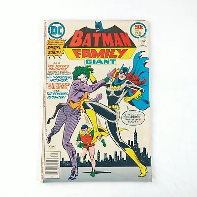 Buy Batman Family Giant #9 Joker's Daughter Vs Batgirl (1977 DC Comics) Scarecrow's • 11.85£