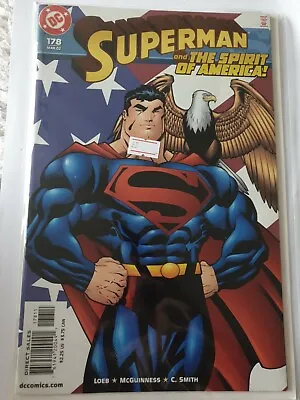 Buy Superman #178.  Sprit Of America. March 2002.  Dc Comics. Jeph Loeb. • 3£