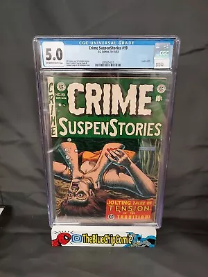 Buy Crime Suspenstories #19 Cgc 5.0 Used In Soti Pre-code Horror • 1,027.79£
