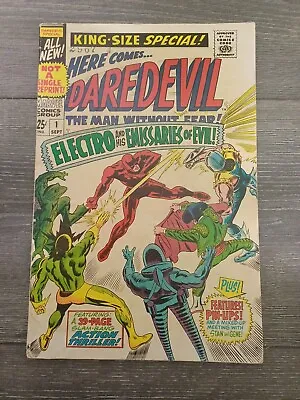 Buy Marvel Comics Daredevil Annual #1  1967 VG- • 35£