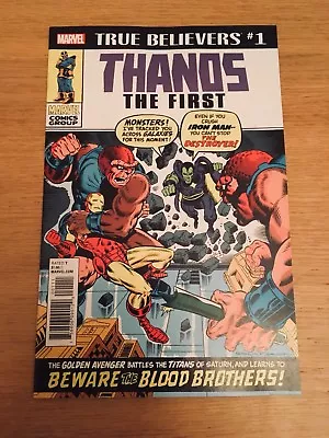 Buy True Believers - Iron Man #55 Reprint - First Thanos - NM • 3.50£