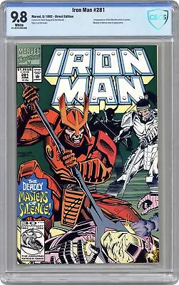 Buy Iron Man #281 CBCS 9.8 1992 21-2215763-032 1st App. War Machine Armor • 87.95£