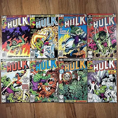 Buy Incredible Hulk 240 242 243 245 246 247 248 249 Bronze Age Comic Book Lot Marvel • 34.85£