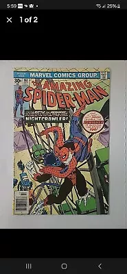 Buy Amazing Spiderman 161 Nightcrawler Punisher 1976 • 11.99£