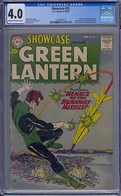 Buy Showcase #22 Cgc 4.0 1st Hal Jordan Silver Age Green Lantern • 4,099.48£
