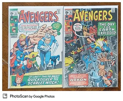 Buy Avengers #75 -76 - Arkon Appearance 1970 Marvel Comic • 64.04£
