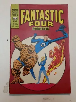 Buy Fantastic Four #28 Marvel Digest Series British Comic Pocket Book • 16.99£