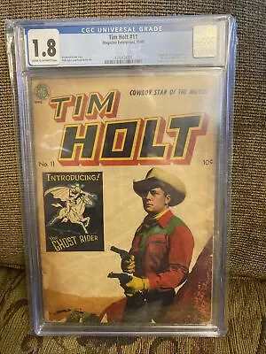 Buy Tim Holt 11 1st App Ghost Rider (Rex Fury) CGC 1.8 (1949) • 1,604.94£