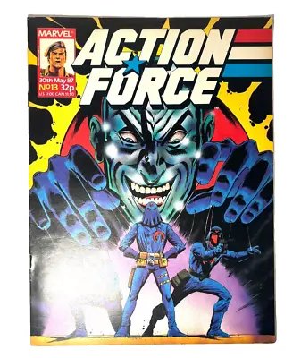 Buy ACTION FORCE GI JOE MARVEL COMICS No 13 MAY 30th 1987 VGC • 9.95£