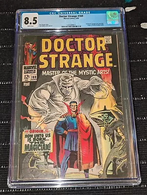 Buy Doctor Strange #169 (#1) High Grade Silver Age Origin Retold Marvel 1968 CGC 8.5 • 718.77£