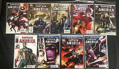 Buy Captain America Volume 5: 600-607, 610 Lot Of 9 Marvel Comics Very Nice • 11.85£