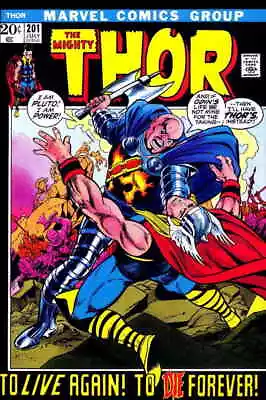 Buy Thor #201 FN; Marvel | Pluto July 1972 John Buscema - We Combine Shipping • 12.78£