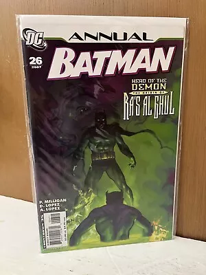 Buy Batman Annual 26 🔑2007 Origin Of RAS AL GHUL🔥DEMON App🔥DC Comics🔥NM- • 4.72£