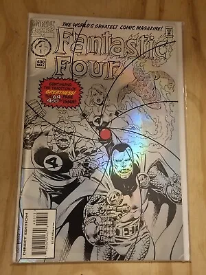 Buy FANTASTIC FOUR # 400 (64 Page ANNIVERSAY ISSUE, FOIL COVER MAY 1995) • 7.99£