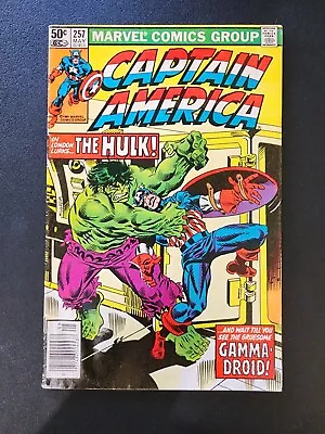 Buy Marvel Comics Captain America #257 May 1981 Al Milgrom Cover • 3.16£