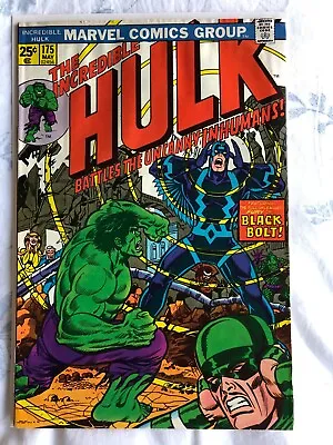 Buy Incredible Hulk 175 (1974) Vs Black Bolt, The Inhumans, Cents • 8.99£