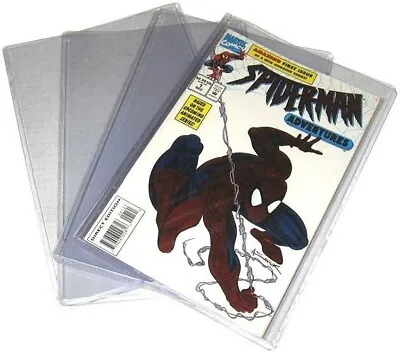 Buy 10 X COMIC BOOK  VOLSTOR TOPLOADER CRYSTAL CLEAR RIGID CURRENT/SILVER AGE HOLDER • 24.95£