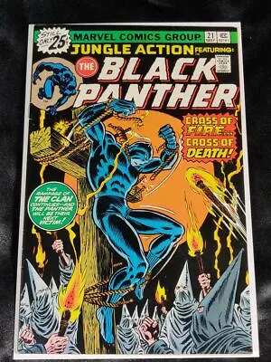 Buy Jungle Action #21 Featuring Black Panther - Marvel 1976 • 59.47£
