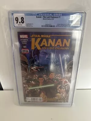 Buy Star Wars Kanan The Last Padawan #1 CGC 9.8 1st Kanan Sabine Wren & Ezra Bridger • 224.99£