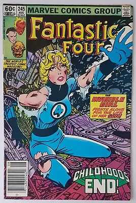 Buy Fantastic Four #245, Marvel Comics 1982, 1st App Adult Franklin, Lower Grade • 5.99£