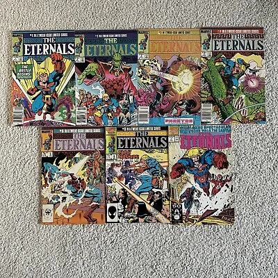 Buy Marvel Comics Eternals #1 2 3 4 Newsstand #5 8 The Herod Factor #1 VF/VF+ 1985 • 5.51£