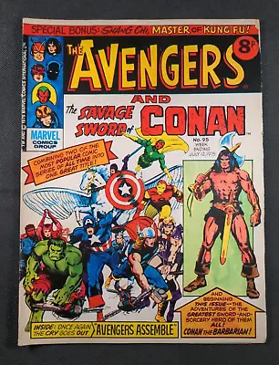 Buy Marvel Comics  - The Avengers - Issue No 95 July 1975 • 9.95£