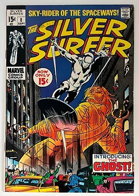 Buy Silver Surfer #8 FN+ 6.5 Now Strikes The Ghost! Stan Lee! Mephisto!  Marvel 1969 • 159.10£