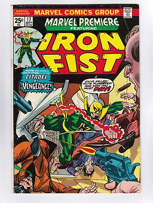 Buy Marvel Premiere # 17 -iron Fist-the Citadel Of Vengeance-larry Hama • 3.98£