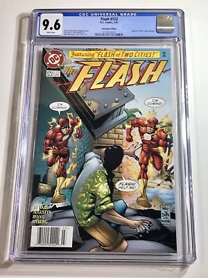 Buy 1997 Dc The Flash #123 Homage 1961 Cover Low Pop Rare Newsstand Graded Cgc 9.6 • 86.72£