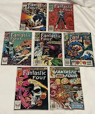 Buy 7 Vintage Marvel Fantastic Four Comics! • 28.69£