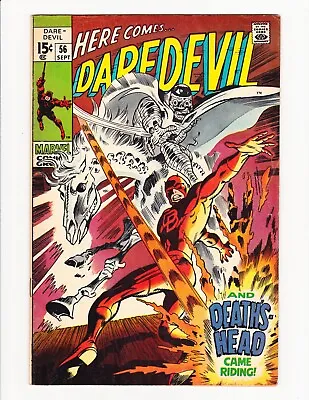 Buy Daredevil 56  And Death Came Riding!  (Marvel, Sept 1969, FN) • 15.83£